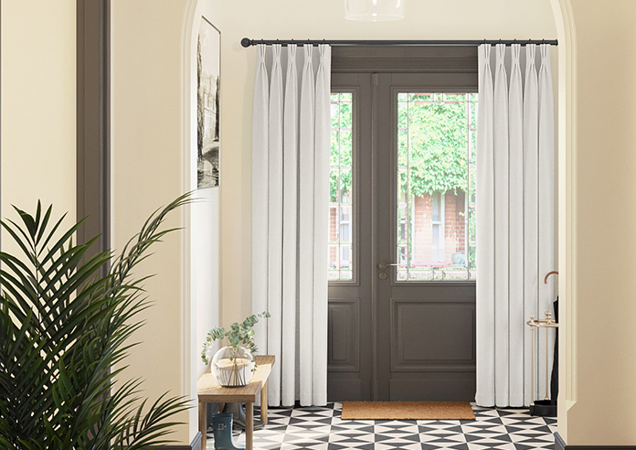 Rhea, Eskimo White - Made to Measure Curtains - Image 3